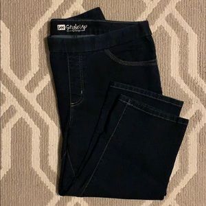 Jean Capri Plus Size 14 Lee Style Up